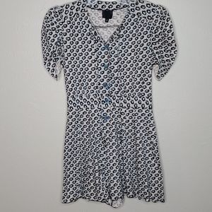 Anna Sui Button Front Romper Size 2